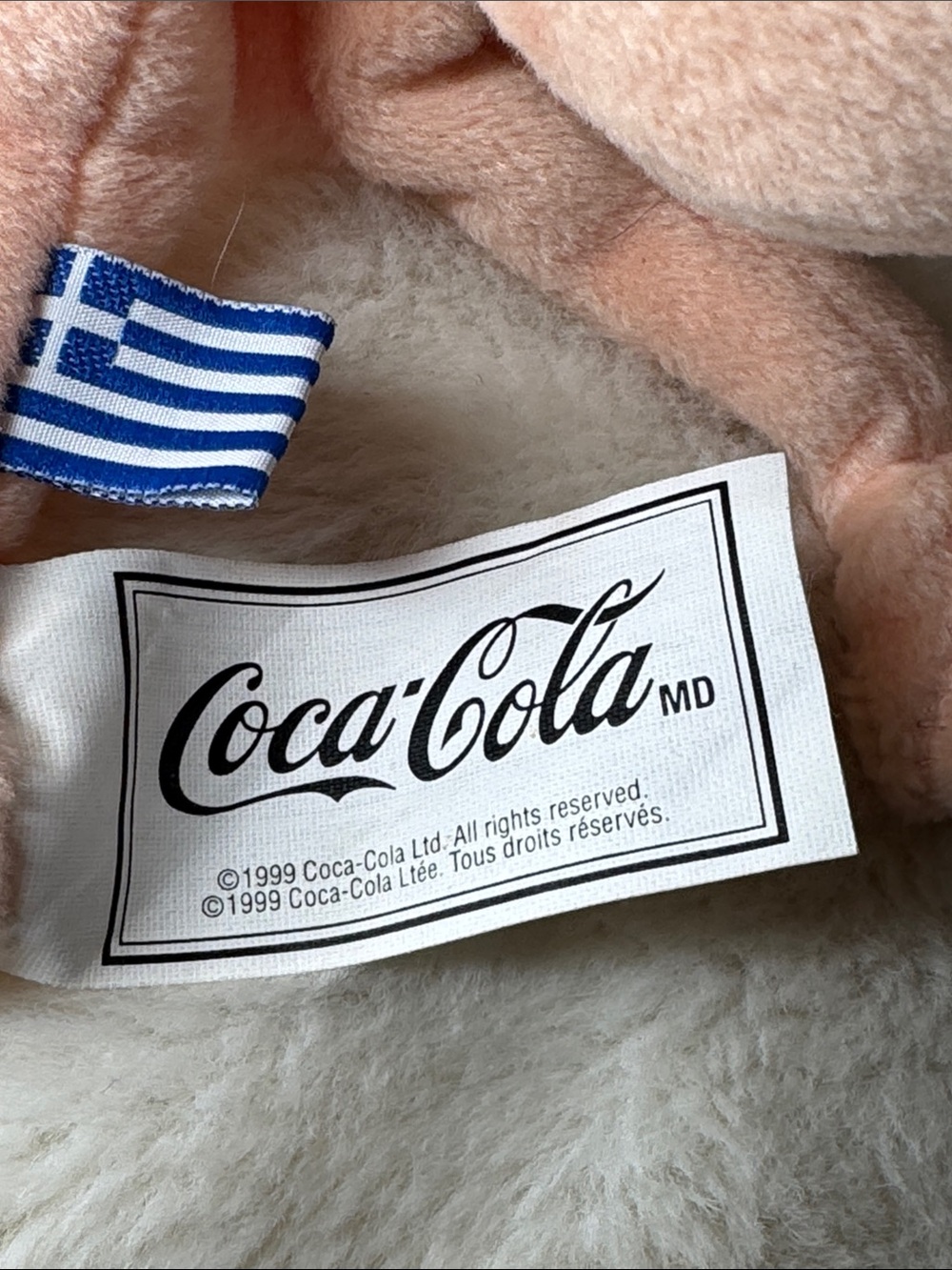 VTG 1999 Coca Cola 6” Bean Plush International Octopus And Ostrich With Tags - Picture 4 of 9